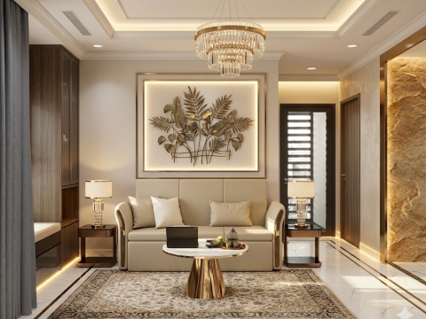 Mẫu Sofa Da Phòng Khách Sang Trọng 