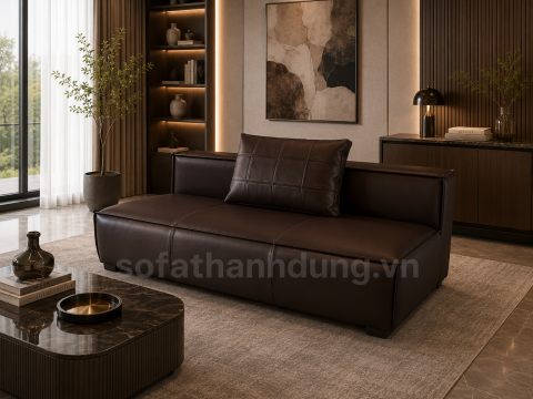 Sofa Băng Da Không Tay Vịn