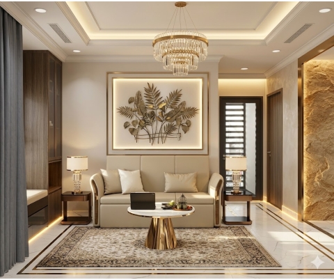 Mẫu Sofa Da Phòng Khách Sang Trọng 
