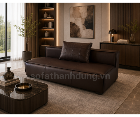 Sofa Băng Da Không Tay Vịn