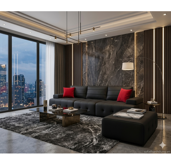 Sofa Da Hiện Đại Cao Cấp